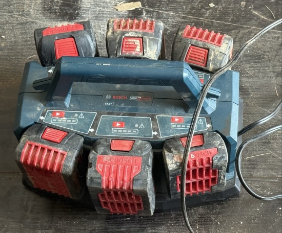 Bosch GAL18V6-80 6-Port Battery Charger