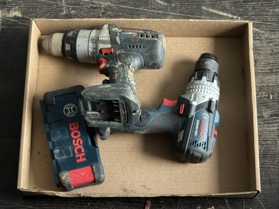 Bosch HDH181X Hammer Drill, GAB18V-755C Hammer Drill, & SDS-Plus ÒBullDogÓ Rotary Hammer Bit Set