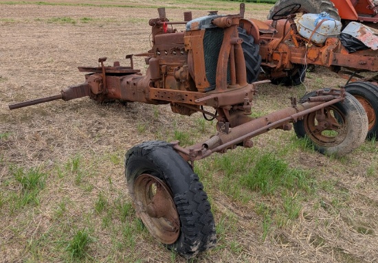 Farmall H with Extra Wide Axles and Wide Front