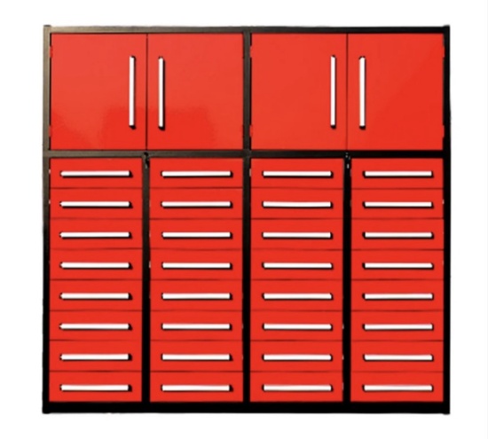7' 32 Drawer 2 Cabinet Workbench