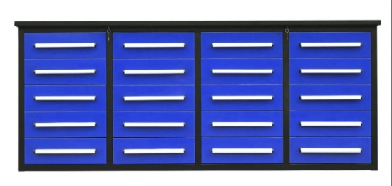7' 20 Drawer Workbench