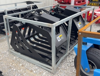 72" Quick Attach Hydraulic Rock Grapple Bucket