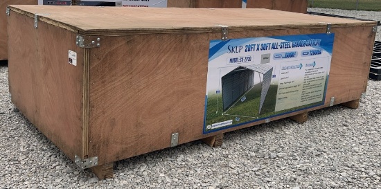 SKLP 20' x 30' All-Steel Garage Carport