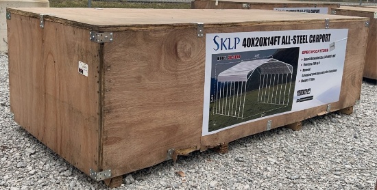 SKLP 40' x 20' x 14' All-Steel Carport