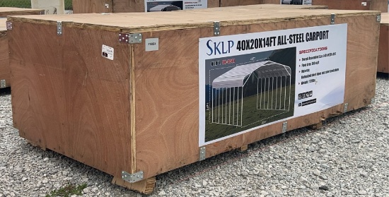 SKLP 40' x 20' x 14' All-Steel Carport