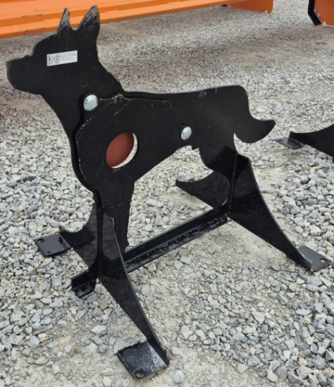 3/8” AR500 Steel Coyote Shooting Target