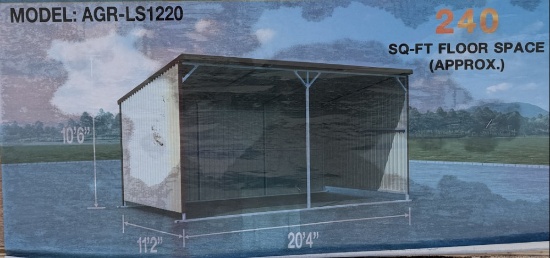 2026 RHINO 12' x 20' Metal Livestock Shed