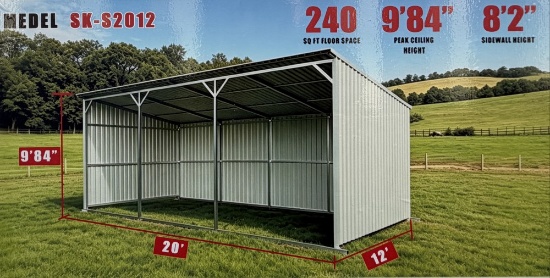 SKLP 20' x 12' Livestock Shed
