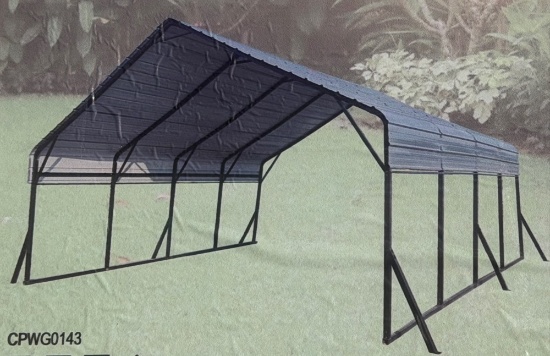 LandHonor 20' x 20' x 13' Metal Carport