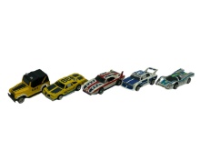 (5) Vintage Slot Cars Including Tyco, and more