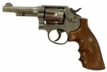 Smith and Wesson M&P 1905 Nickel 4th Change 4" .38 SPL Revolver