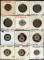 Lot of 12 France 5 Centimes coins 1906-1985