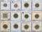 Lot of 12 Great Britain 3 Pence coins, 1935-1944