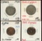 Lot of 4 Cyprus Piastre & Shilling Coins, 1934-199