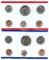 1992-D&P US Mint Uncirculated 10 Coin Set