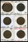 Lot of 6 Portugal 10 & 20 Reis Copper-Nickel coins