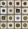 Lot of 16 Iceland 1-5-25-50-Aurar & Krona coins