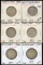 Lot of 6 Netherlands 72% Silver 1 Guldens 1954-56