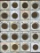 Lot of 20 Great Britain Bronze Large Pennies