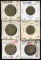 Lot of 6 Tunisia 1-2 Francs & 5 Centimes 1914-1926