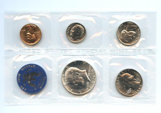 1965 US Special Mint Uncirculated 5 Coin Set