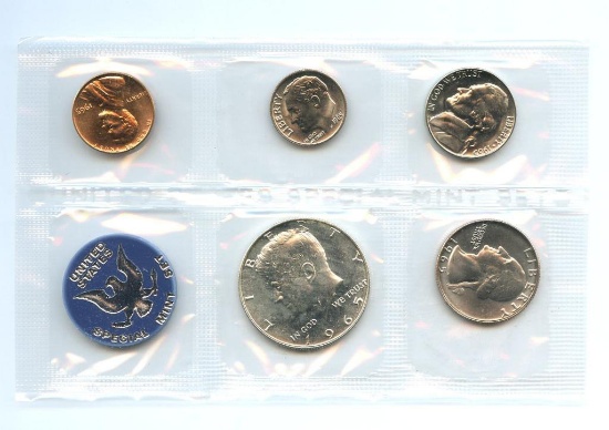 1965 US Special Mint Uncirculated 5 Coin Set