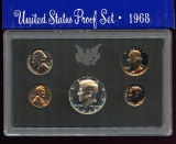 1968 US Proof 5 Coin Set, half is 40% silver