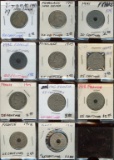 Lot of 11 France 20 & 25 Centimes, 1904-1941