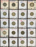 Lot of 20 Phillipines Silver 20 Centavos, ASW 1.93
