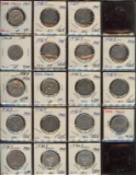 Lot of 18 Italy 50 Cent, 1-2-5 Lire Coins 1920-49