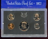 1972 US Mint Proof 5 Coin Set with box