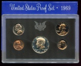 1969 US Proof 5 Coin Set, half is 40% silver