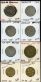 Lot of 8 Monaco 1-5-20 High Grade Franc Coins