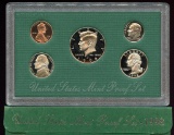 1998 US Mint 5 Coin Proof Set with box