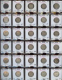 Lot of 30 Canada Silver Dimes, 1913-1956