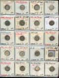 Lot of 20 Great Britain Silver 3 Pence Coins
