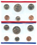 1991-D&P US Mint Uncirculated 10 Coin Set