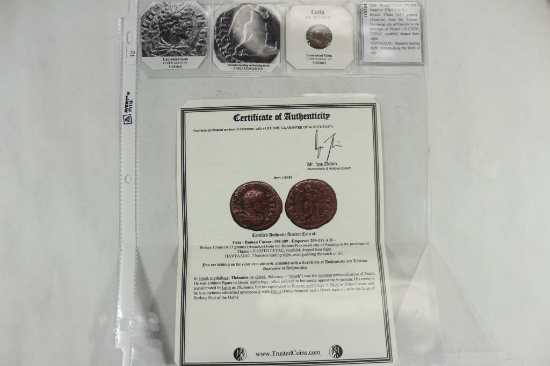 198-211 A.D. GETA ANCIENT COIN