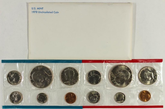 1978 US MINT SET (UNC) P/D (WITH ENVELOPE)