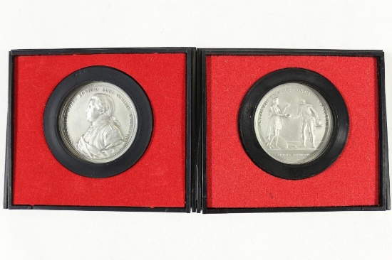 2 US AMERICAS 1ST MEDALS IN PEWTER GENERAL