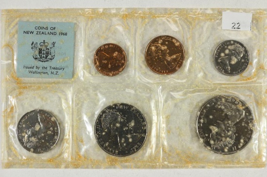 1968 NEW ZEALAND POLISHED STANDARD SPECIMEN SET