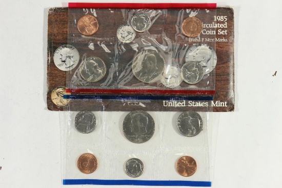 1985 US MINT SET (UNC) P/D (WITH ENVELOPE)