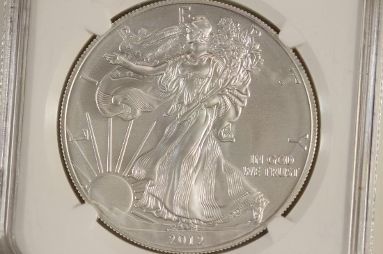 2012 AMERICAN SILVER EAGLE NGC MS69 1ST RELEASES