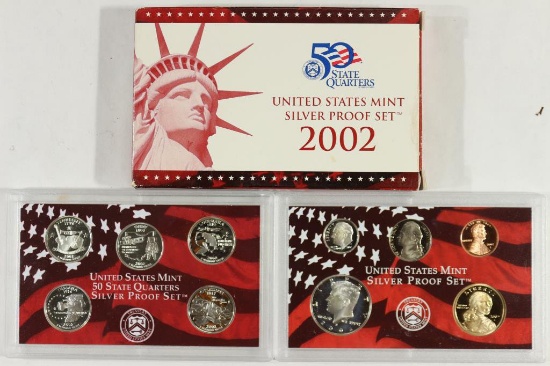 2002 US SILVER PROOF SET (WITH BOX)