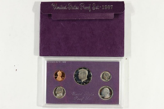 1987 US PROOF SET (WITH BOX)