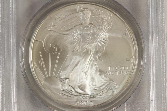 2006 AMERICAN SILVER EAGLE PCGS MS69