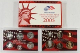 2005 US SILVER PROOF SET (WITH BOX)