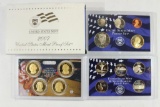 2007 US PROOF SET (WITH BOX) 14 PIECES