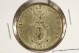1944-S US/PHILIPPINES SILVER 50 CENTAVOS