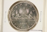 1962 CANADA SILVER DOLLAR UNC